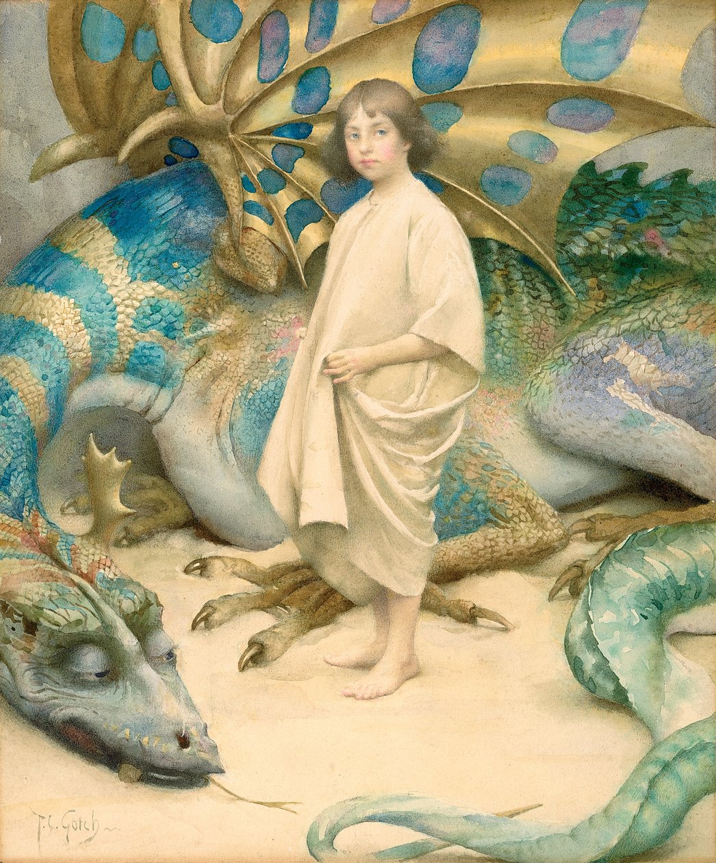 Das Kind in der Welt von Thomas Cooper Gotch