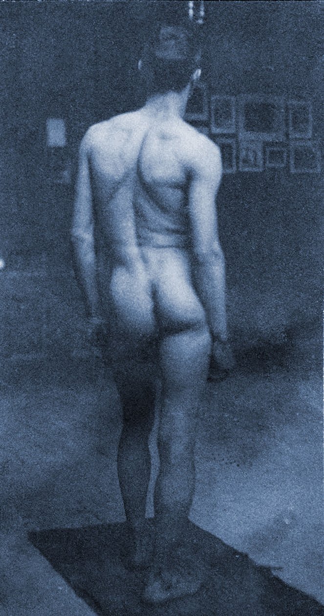 Nacktes Porträt von Samuel Murray im Studio von Eakins, 1890 von Thomas Eakins