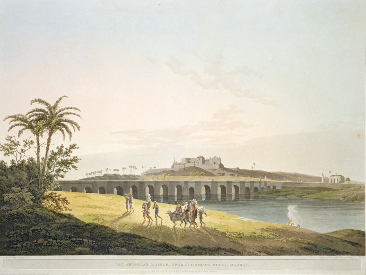 Die armenische Brücke, in der Nähe von St. Thomas