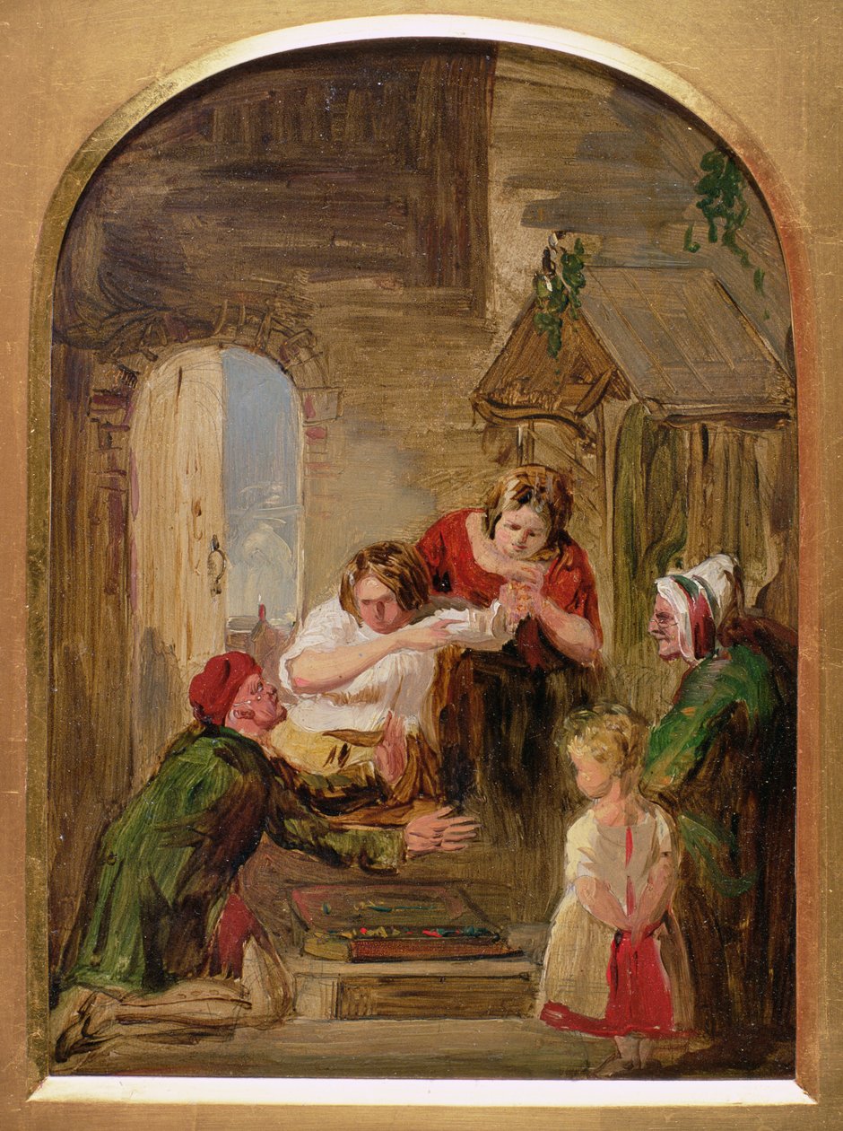 Der Hausierer von Thomas Faed