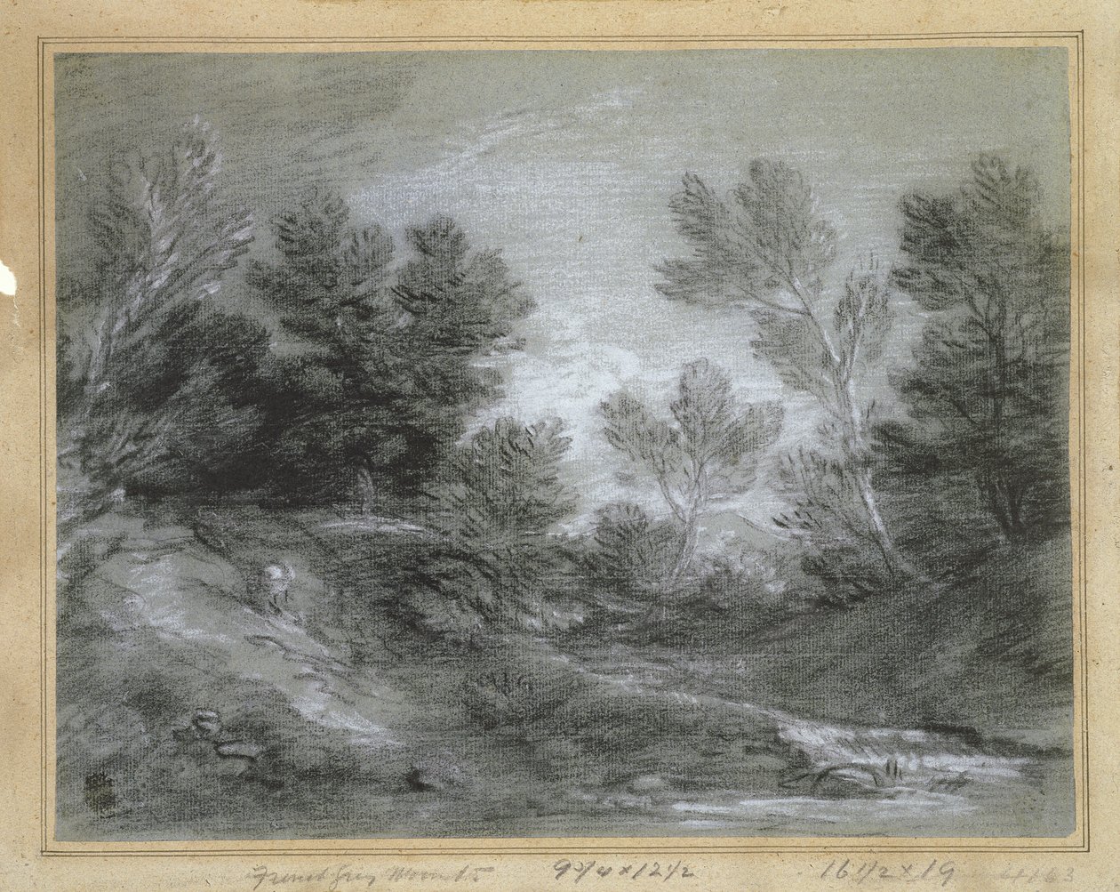 Ein Waldstrom von Thomas Gainsborough