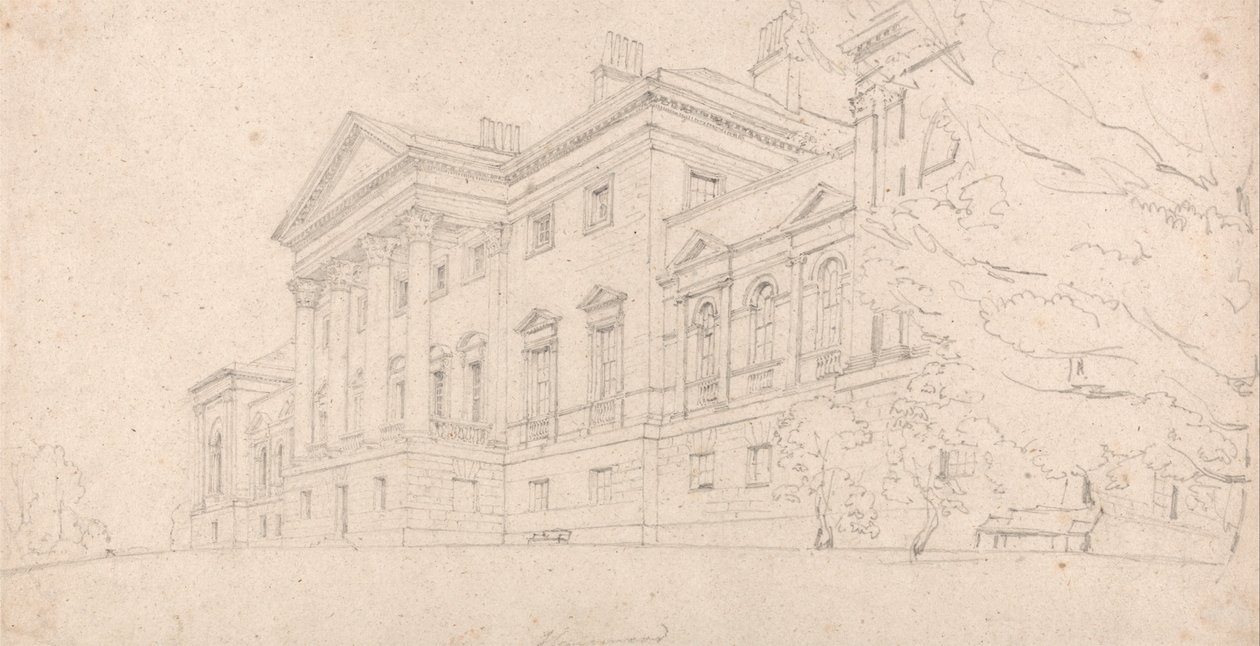 Harewood House, Yorkshire von Thomas Girtin