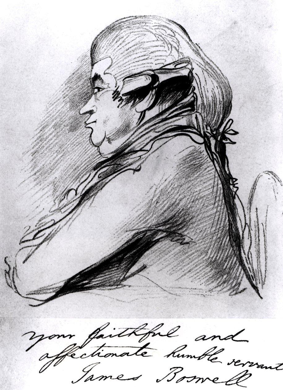 James Boswell (1740-95), ca. 1790-95 von Thomas Lawrence