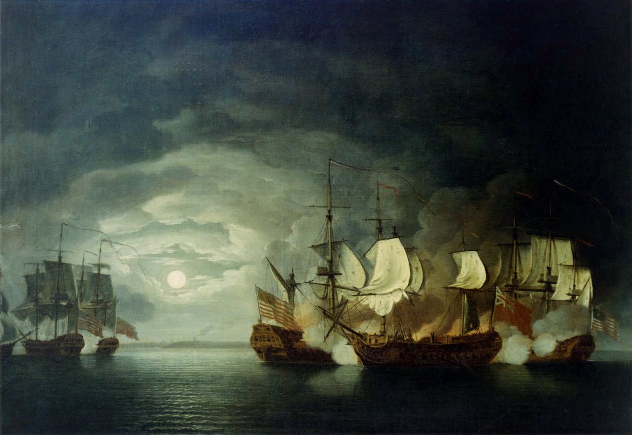HMS Serapis von Thomas Mitchell