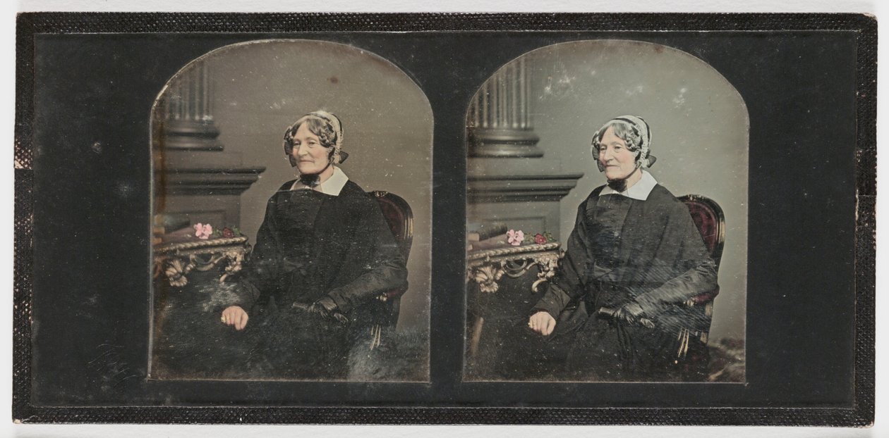 Porträt einer älteren Frau, ca. 1855 von Thomas Richard Williams