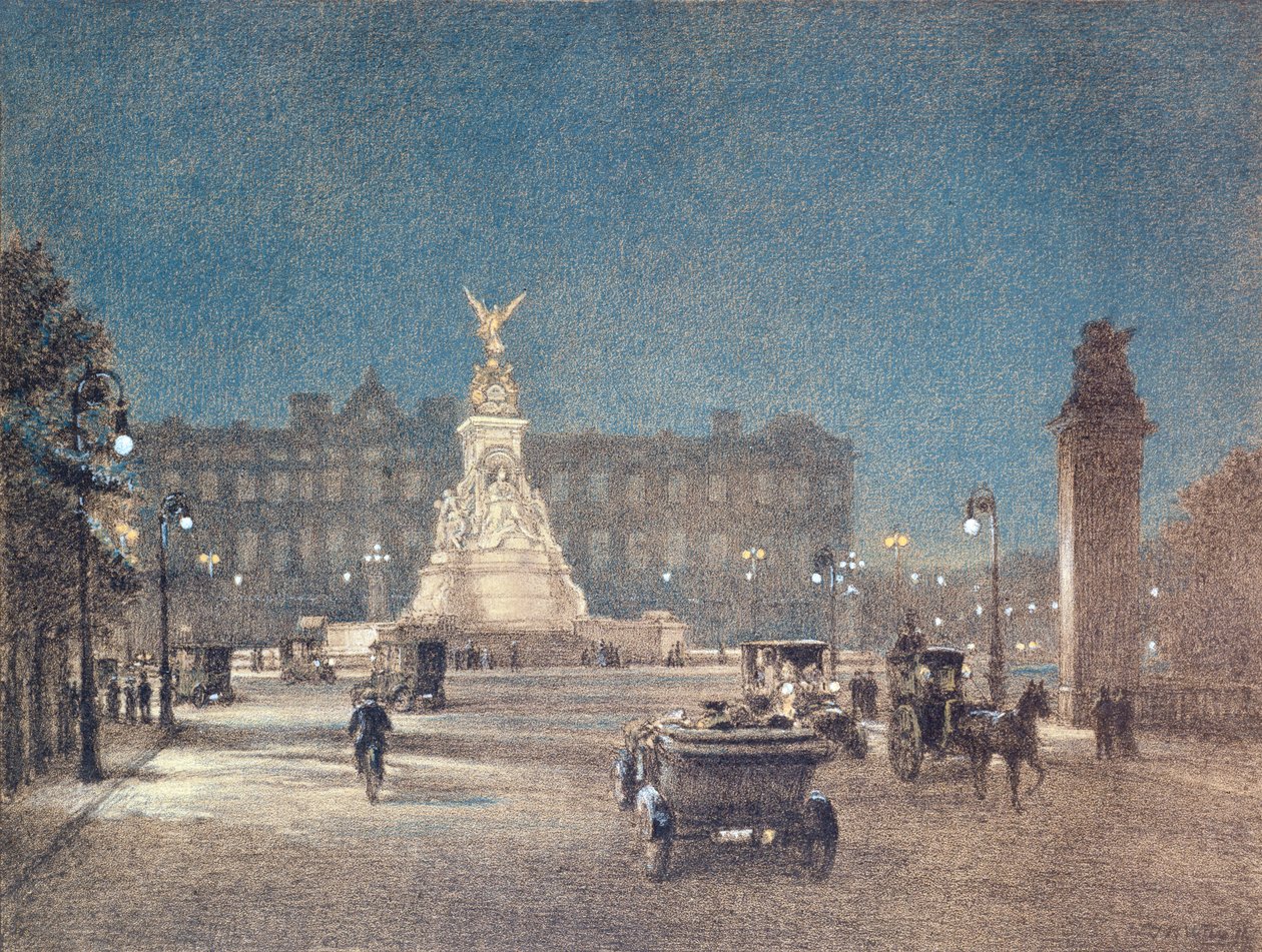 Ansicht des Buckingham Palace, veröffentlicht von W.M. Power, 1912 von Thomas Robert Way