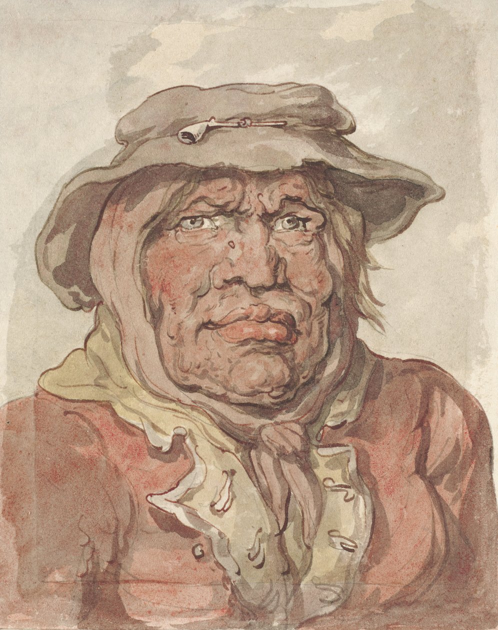 Eine Soldatenwitwe, 1815-20 von Thomas Rowlandson