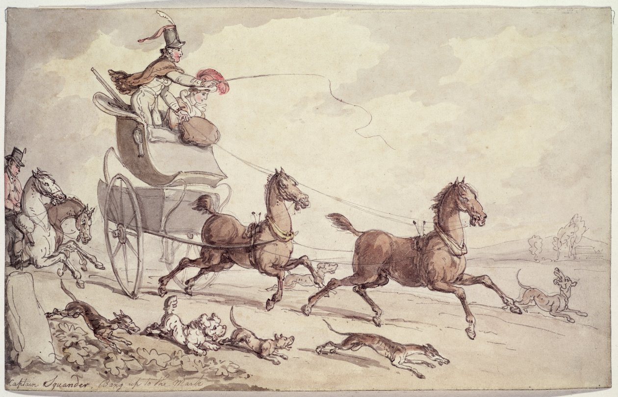 Captain Squander, Bang up to the Mark von Thomas Rowlandson