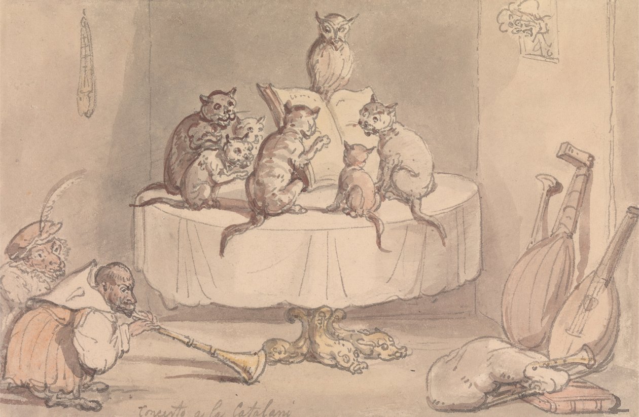 Konzert à la Catalani von Thomas Rowlandson