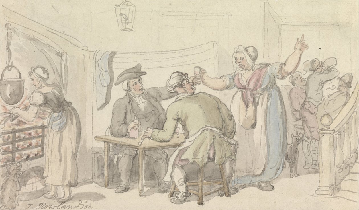 Der Vikar von Wakefield - Die Zankerin, mit Nachrichten von Olivia von Thomas Rowlandson