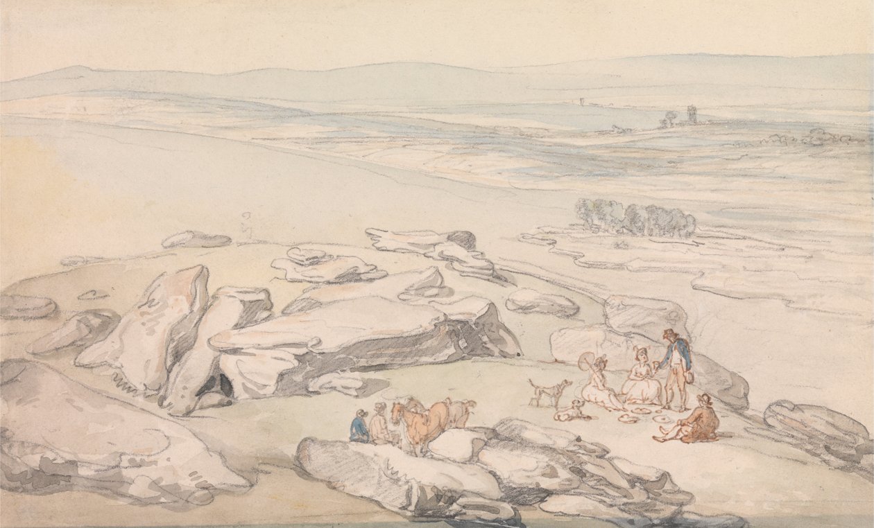 Blick auf Exmoor von Thomas Rowlandson