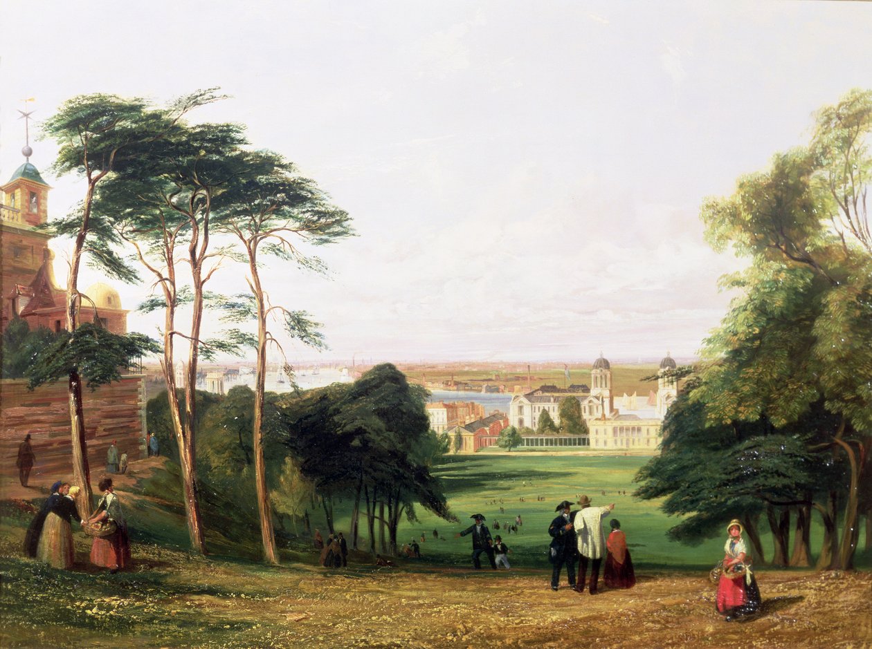 Greenwich, vom Royal Observatory von Thomas Shotter Boys