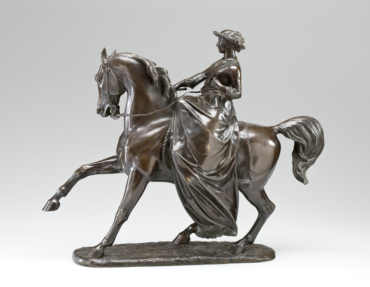 Reiterstatue von Königin Victoria, 1853 von Thomas Thornycroft