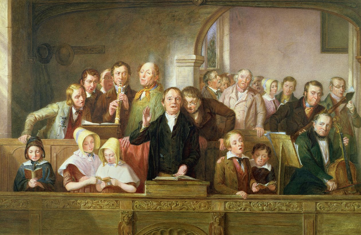 Ein Dorfchor von Thomas Webster