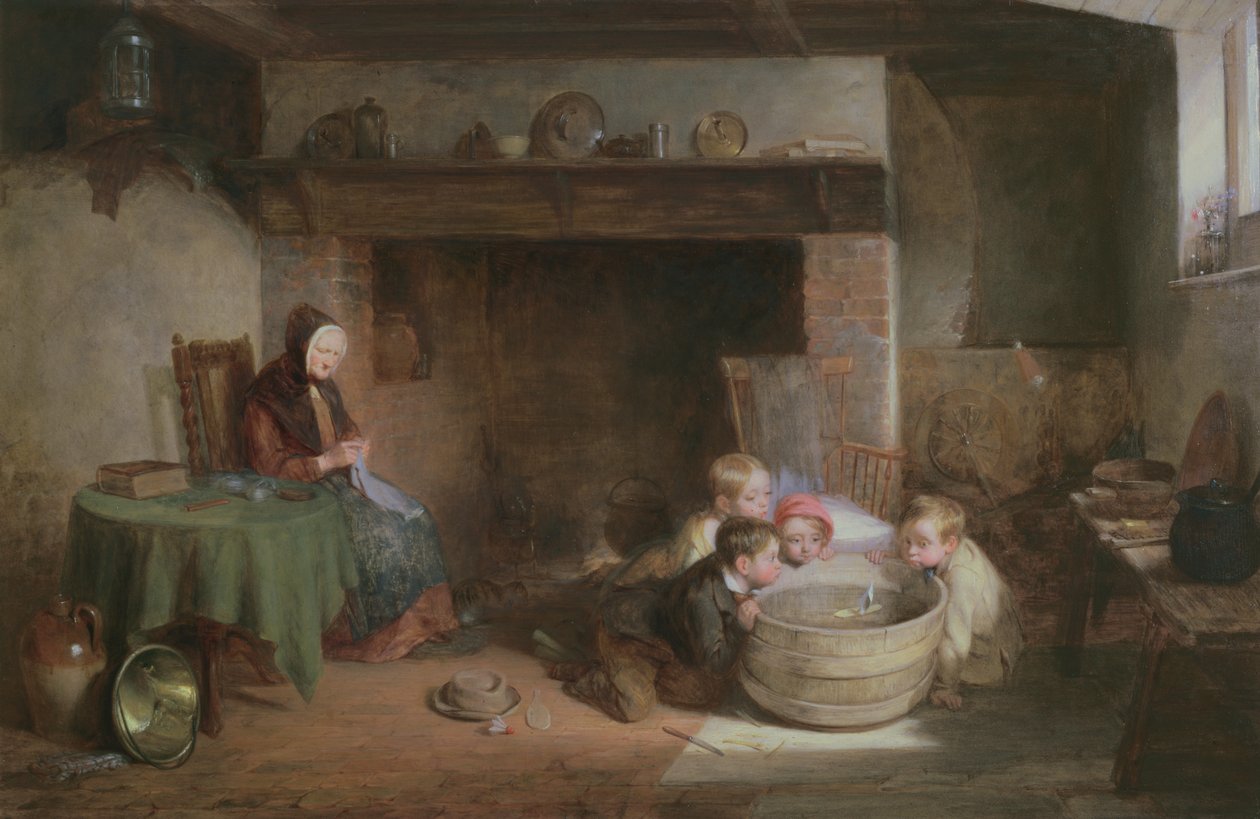 Entgegenstehende Winde von Thomas Webster
