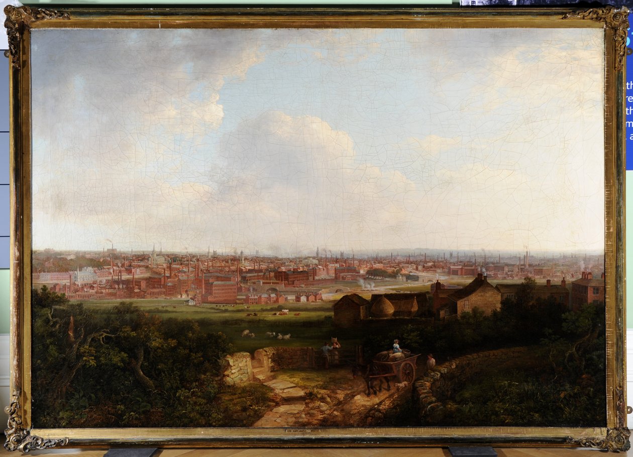 Ansicht von Leeds von Thomas Burras