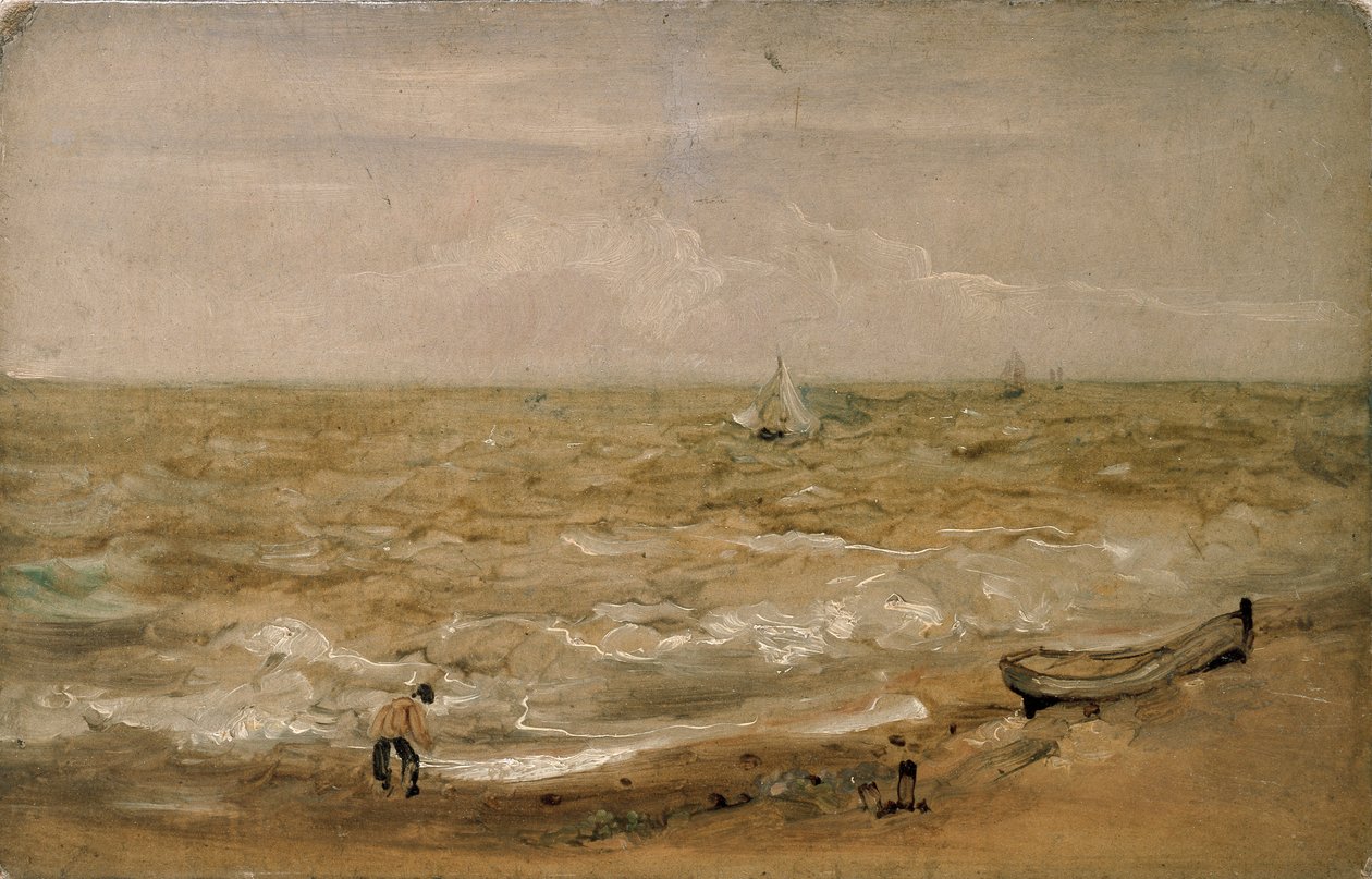 Strandszene, frühes 19. Jahrhundert von Thomas Churchyard