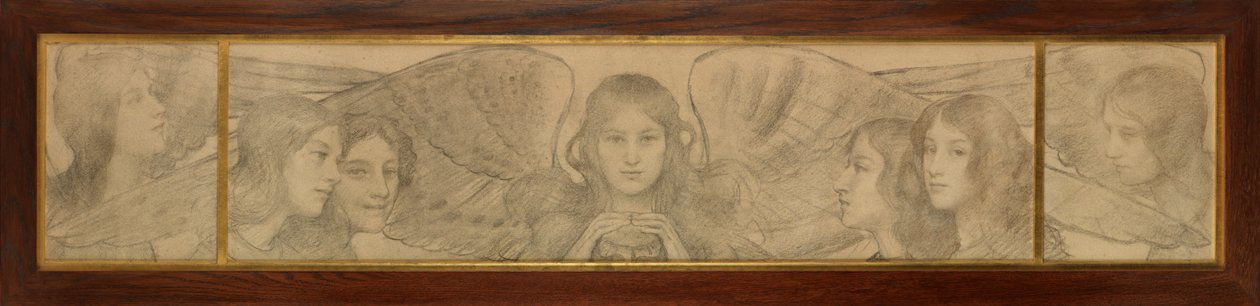 Triptychon der Engel von Thomas Cooper Gotch