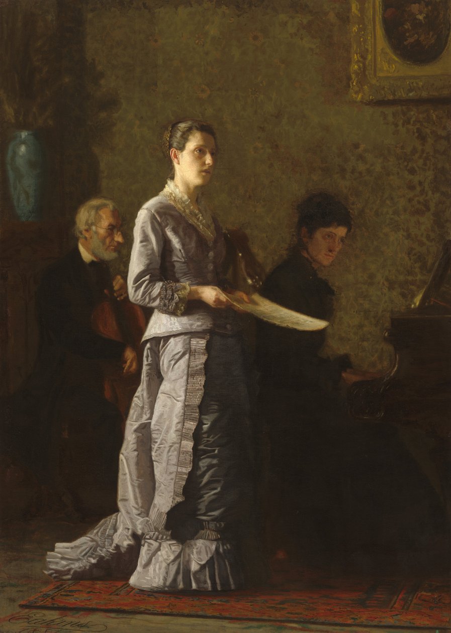 Ein trauriges Lied singen von Thomas Eakins