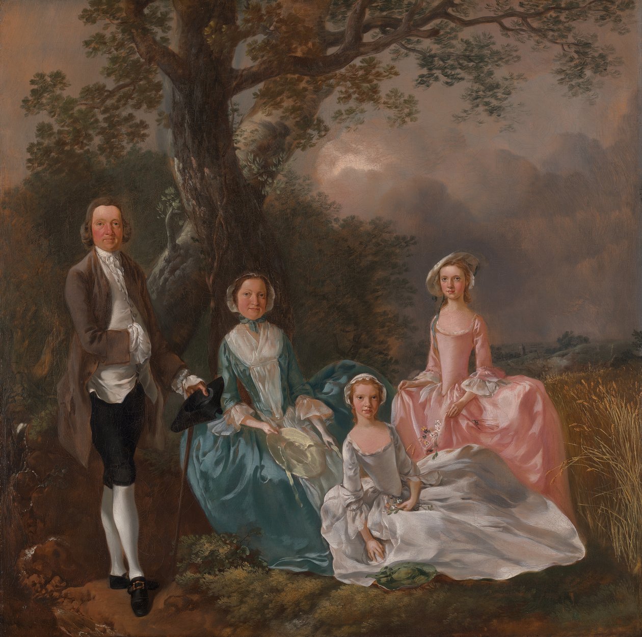 Die Gravenor-Familie, ca. 1754 von Thomas Gainsborough