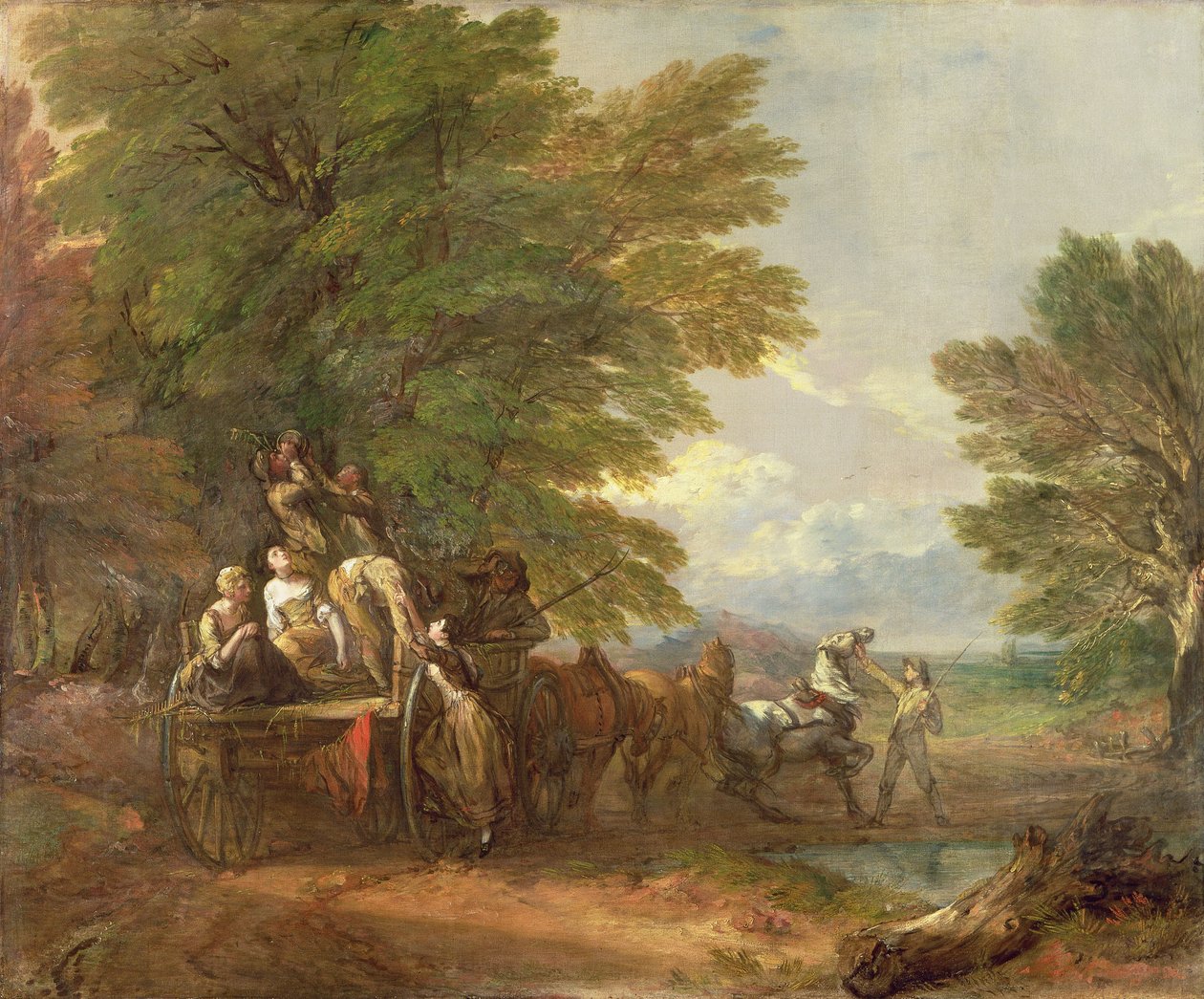 Der Erntewagen, um 1767 von Thomas Gainsborough