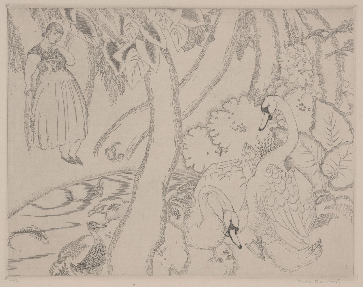 Leda, ca. 1928 von Thomas Handforth