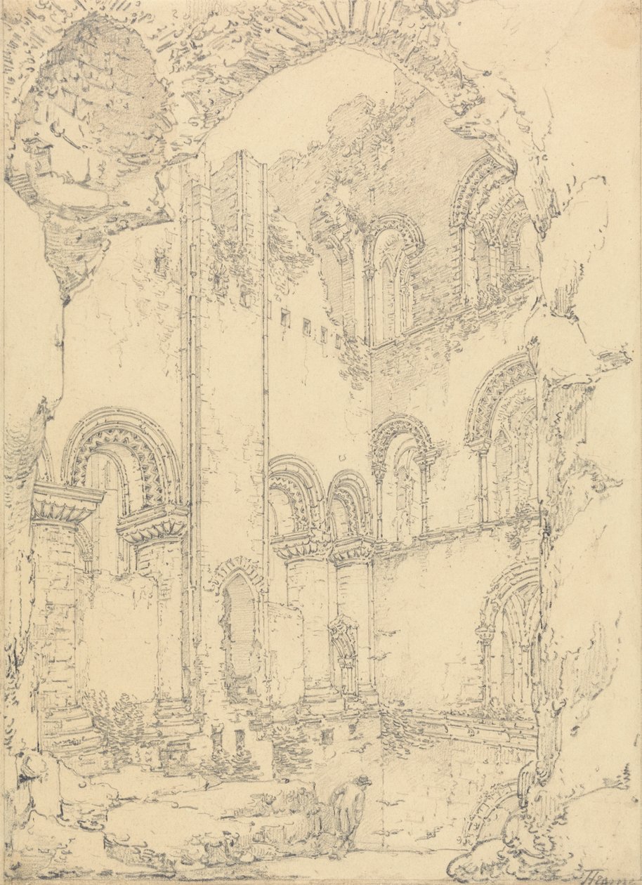 Gundulfs Turm, Rochester Kathedrale, Kent von Thomas Hearne