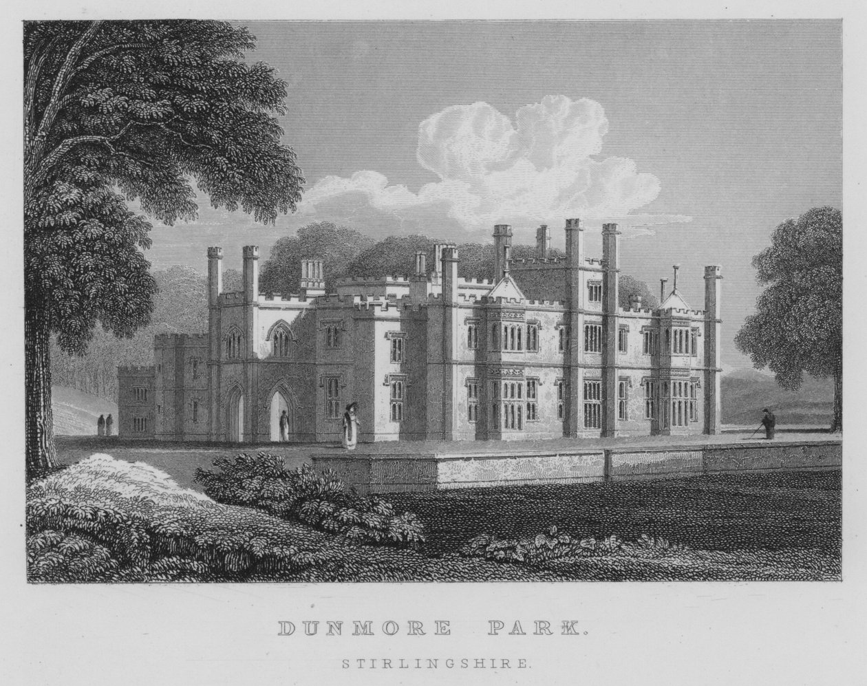 Dunmore Park, Stirlingshire von Thomas Hosmer Shepherd