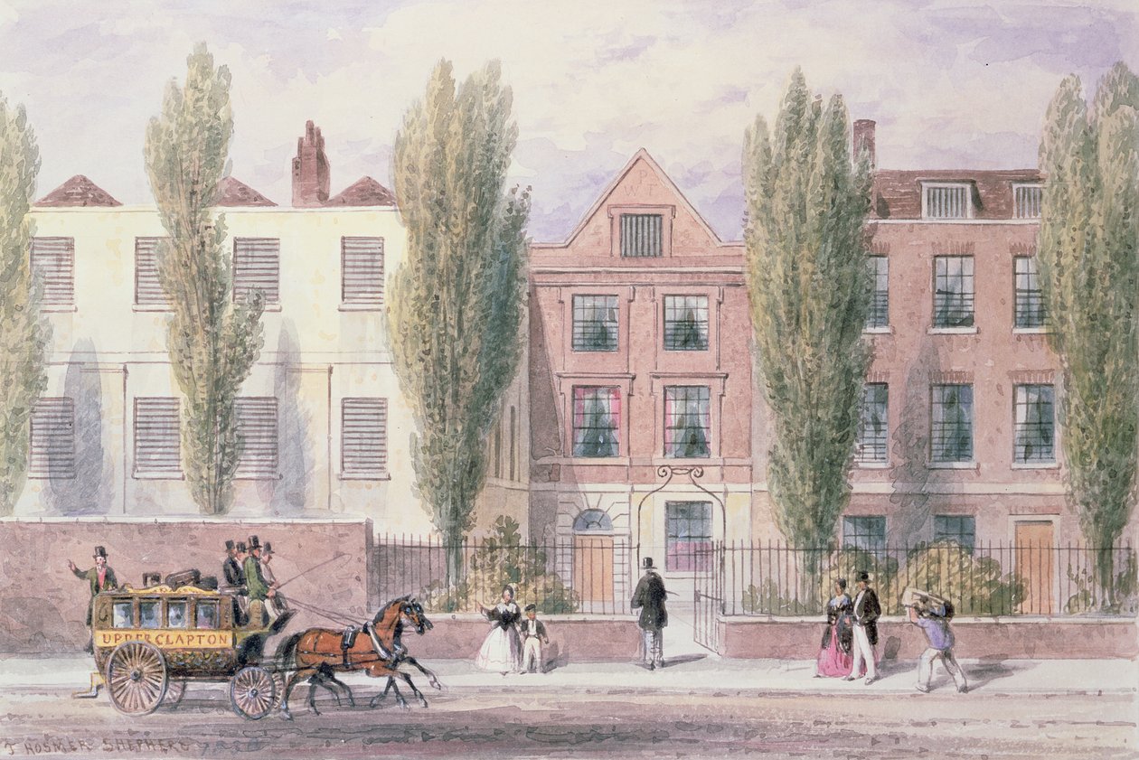 Fischers Haus, Lower Street, Islington von Thomas Hosmer Shepherd