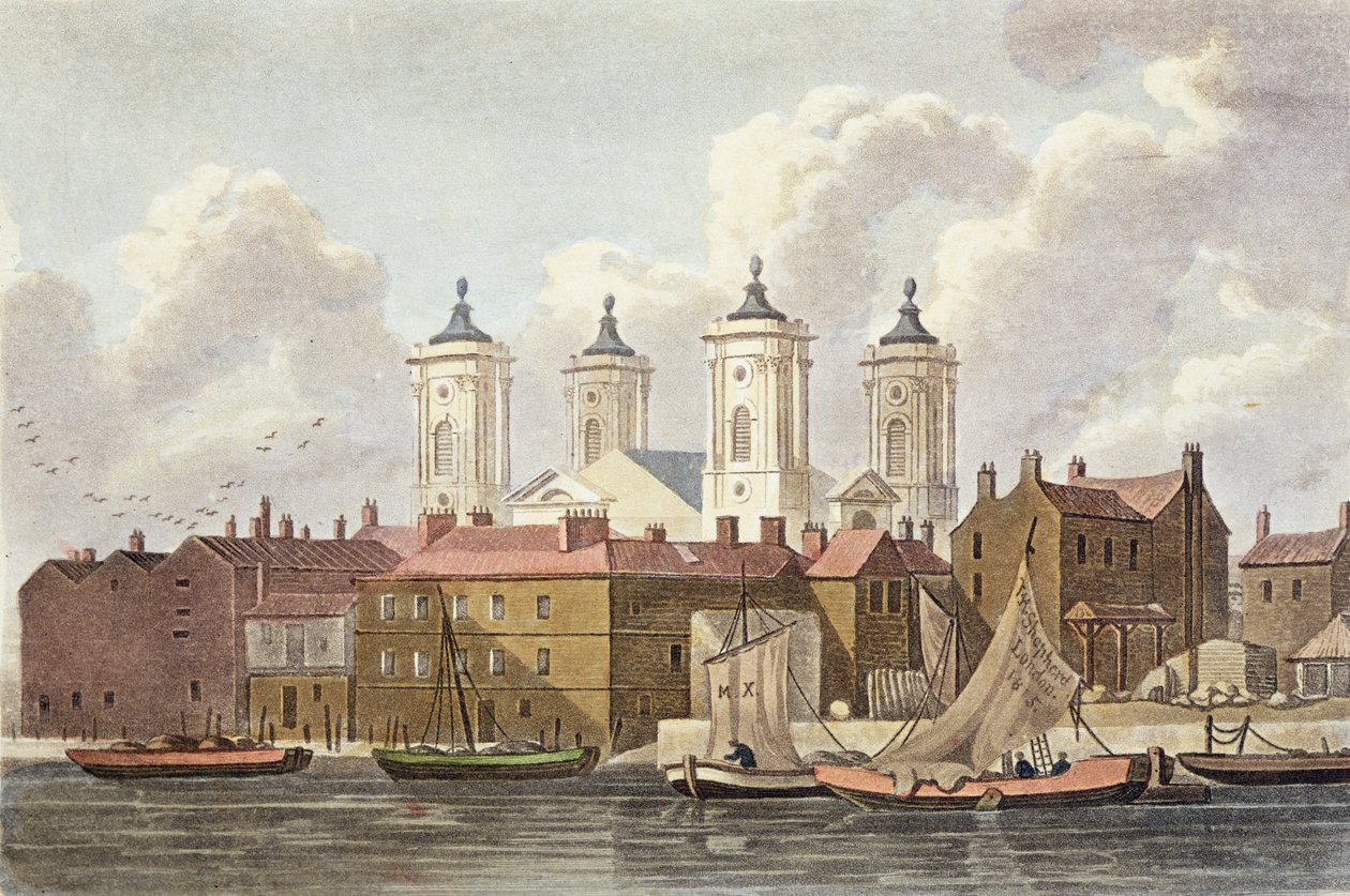 St. Johns Kirche Westminster, 1815 von Thomas Hosmer Shepherd