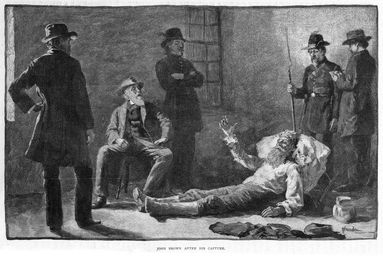 John Brown 1807-1859 nach seiner Gefangennahme, 1859 von Thomas Hovenden