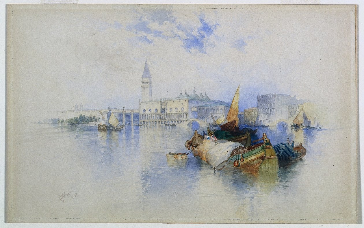 Becken von San Marco, 1897 von Thomas Moran