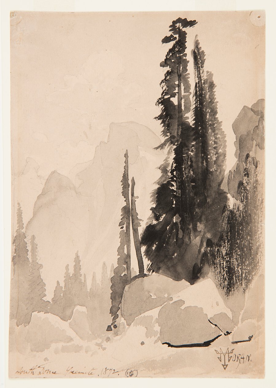 Half Dome, Yosemite von Thomas Moran