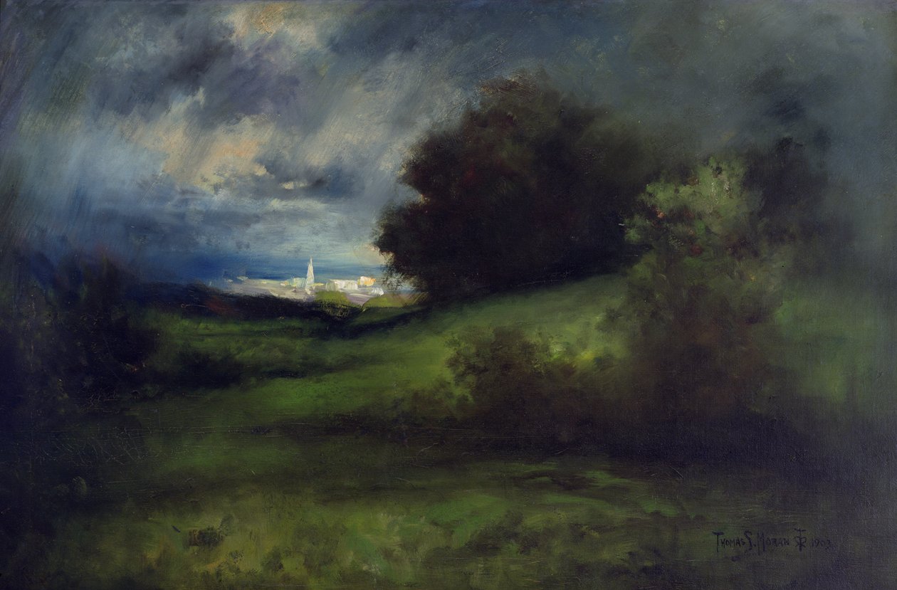 Sommersturm von Thomas Moran