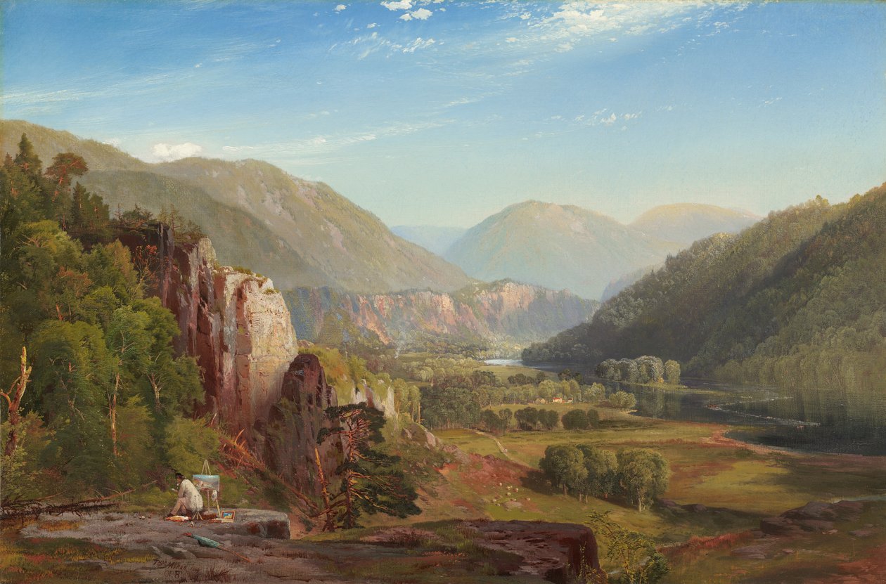 Die Juniata, Abend, 1864 von Thomas Moran