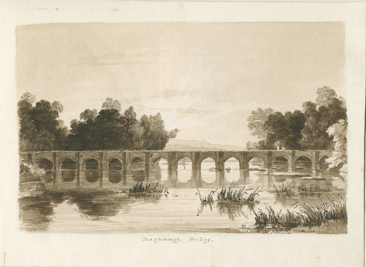 Shugborough Brücke von Thomas Peploe Wood