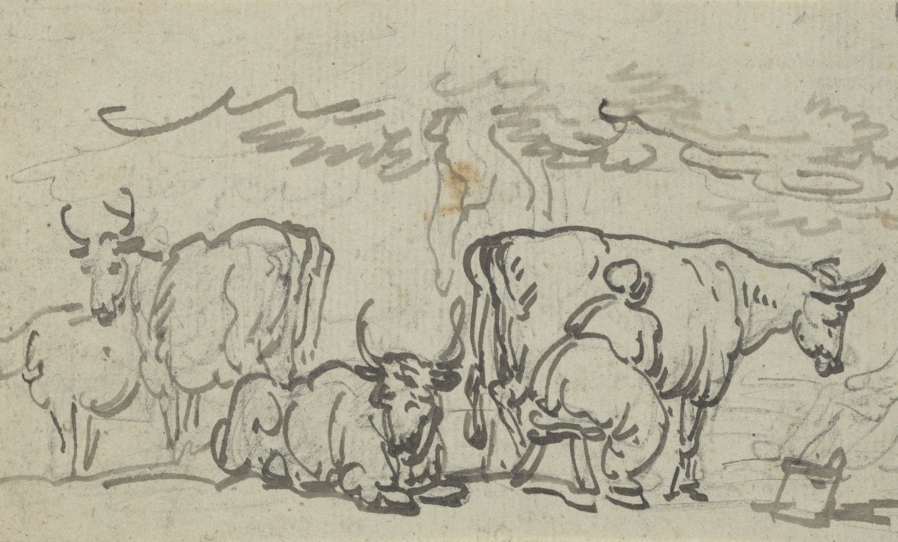 Albumzeichnung von Thomas Rowlandson