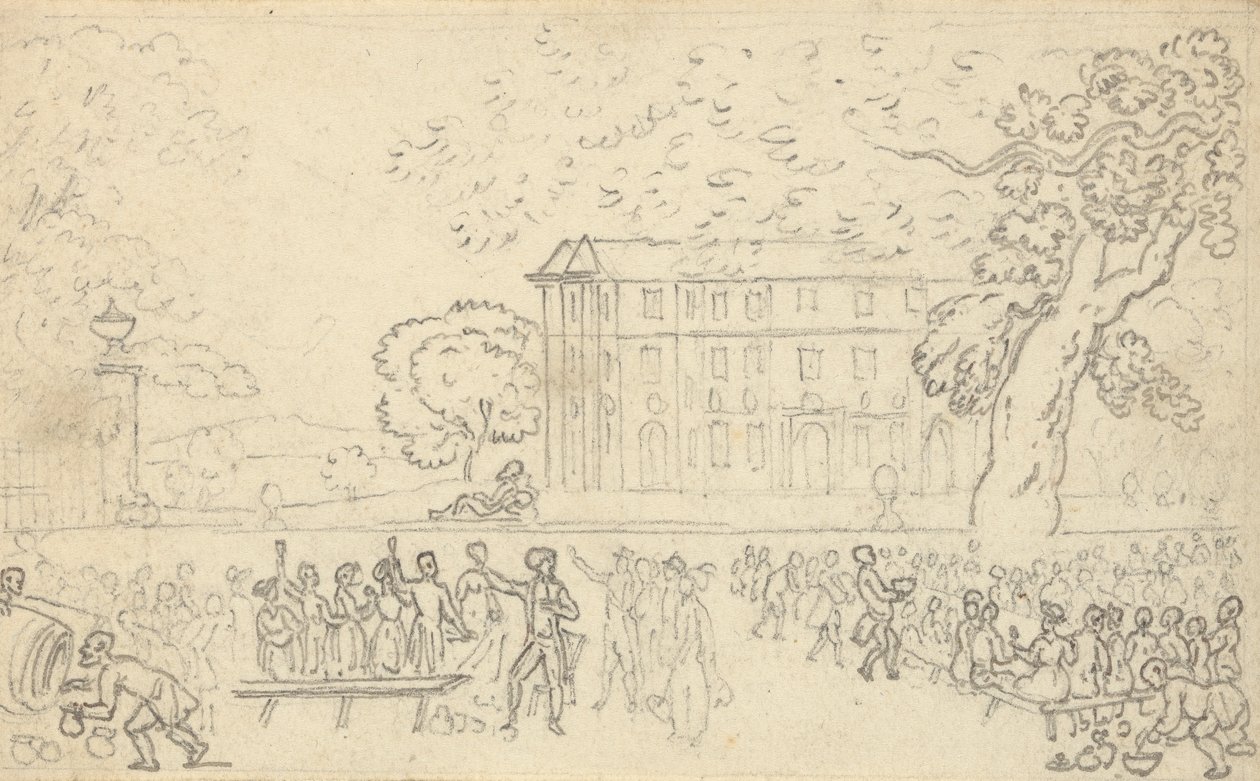Albumzeichnung von Thomas Rowlandson