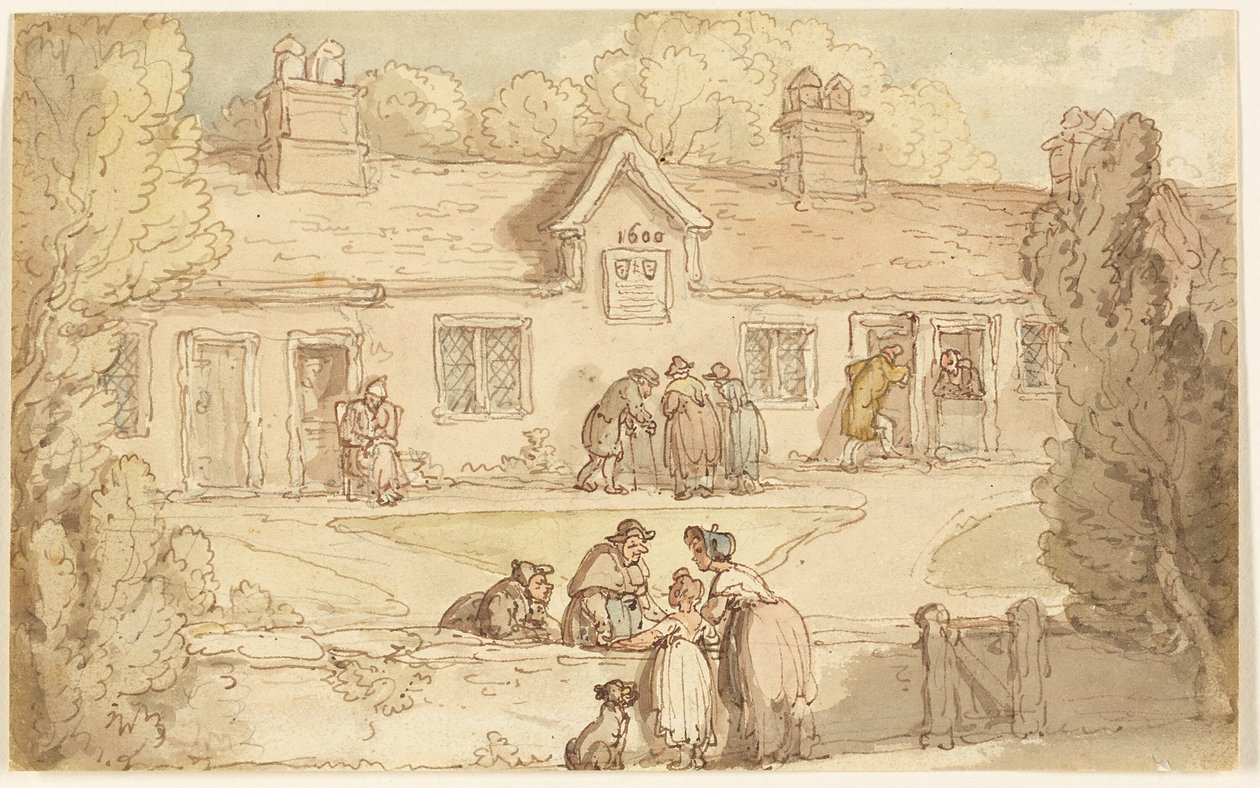 Armenhaus von Tottenham von Thomas Rowlandson