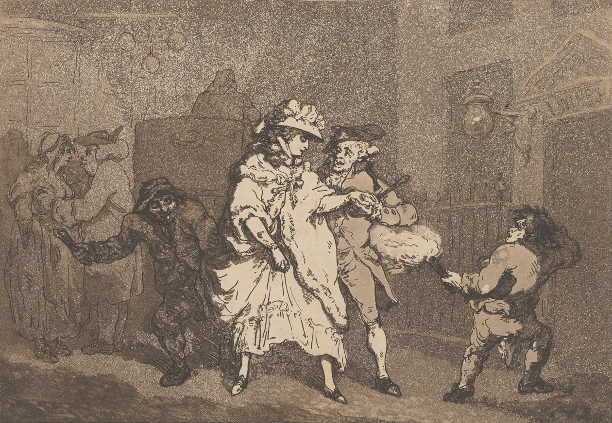 Höflichkeit, 1787 von Thomas Rowlandson