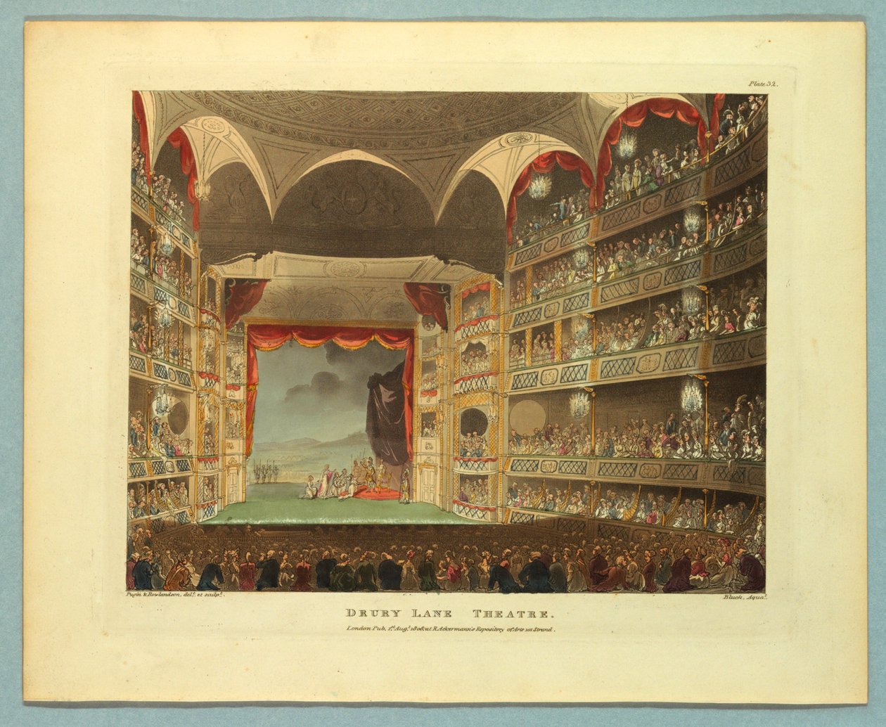 Drury Lane Theater aus Ackermann