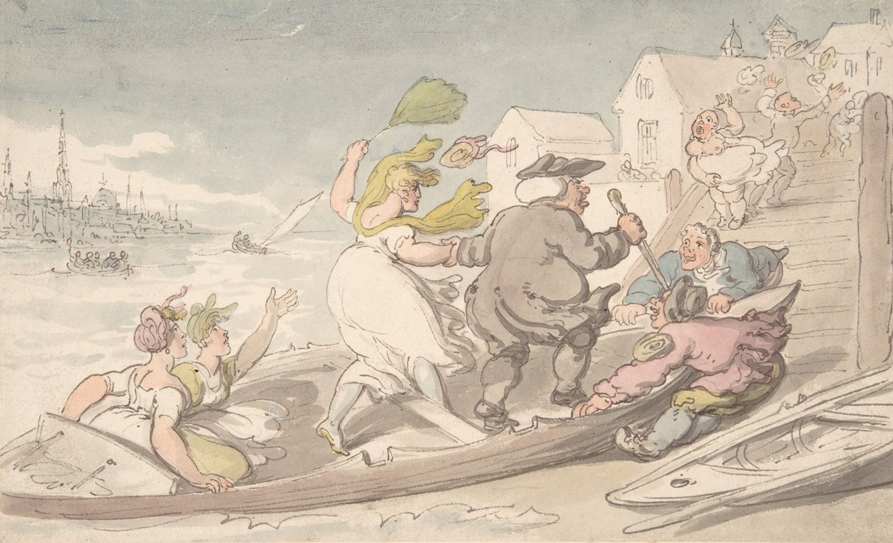 Östliche Winde, ca. 1810 von Thomas Rowlandson.