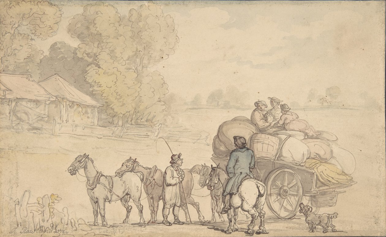 Migranten von Thomas Rowlandson