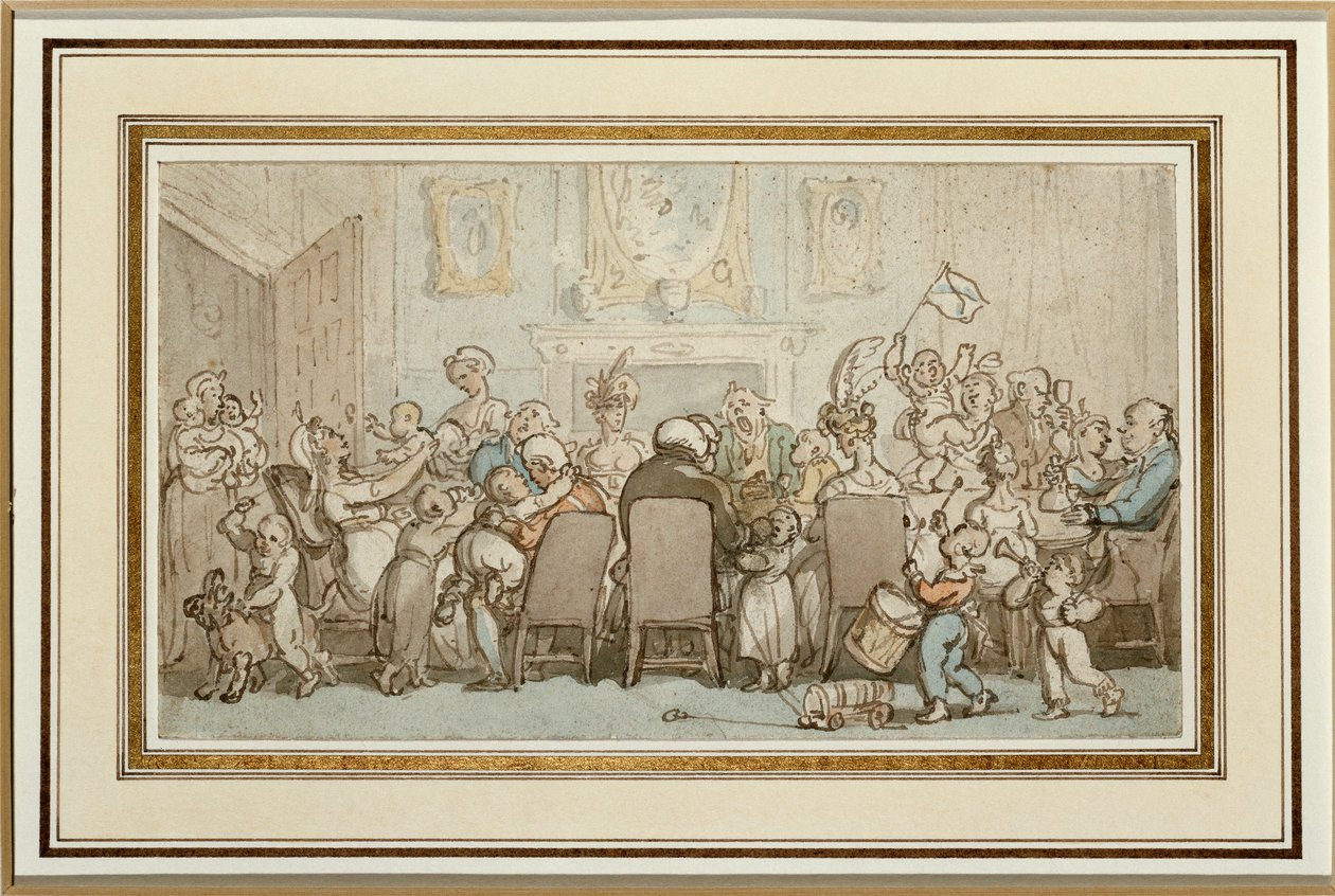 Die Familie Breedwell, 1807 von Thomas Rowlandson