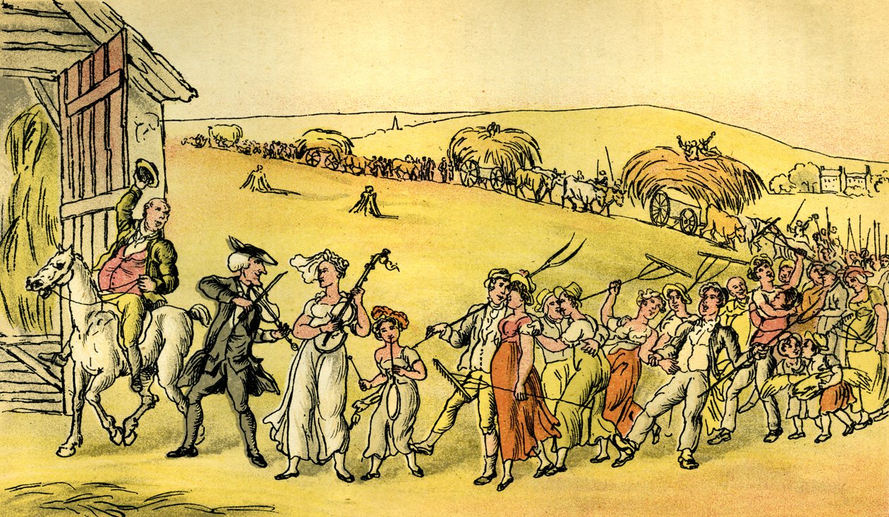 Das Erntefest von Thomas Rowlandson