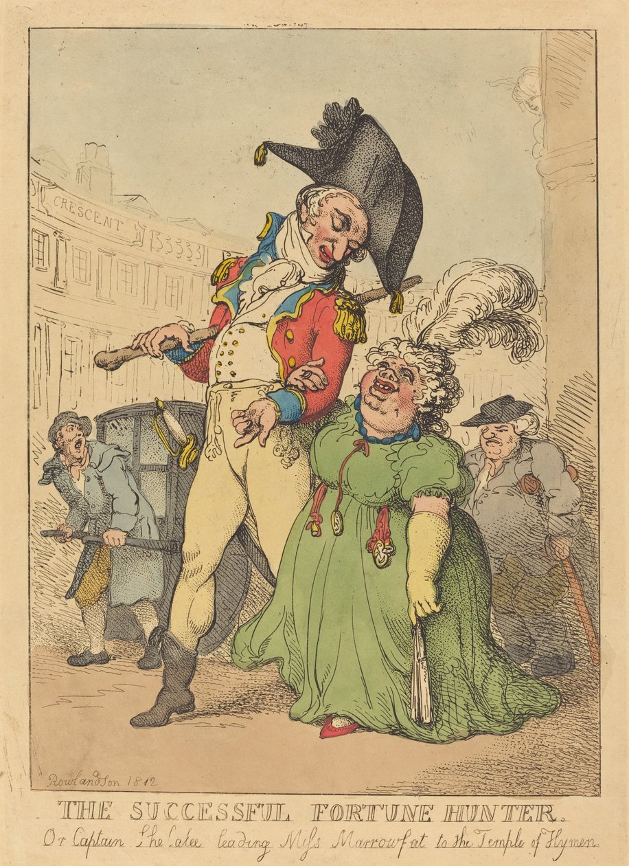 Der erfolgreiche Glücksjäger von Thomas Rowlandson