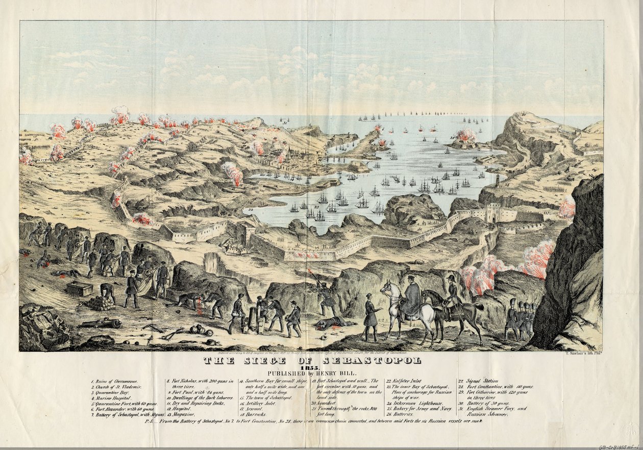 Die Belagerung von Sewastopol, 1855 von Thomas S. Sinclair