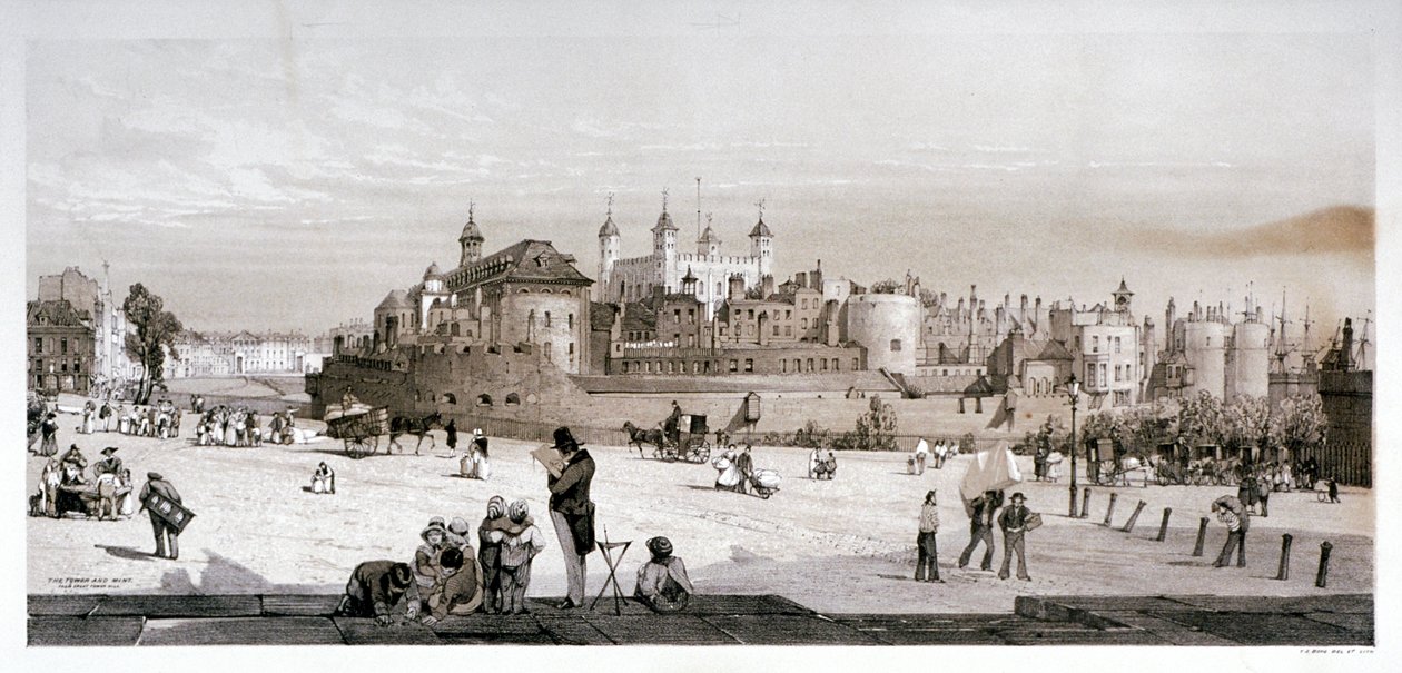 Tower of London, 1842 von Thomas Shotter Boys