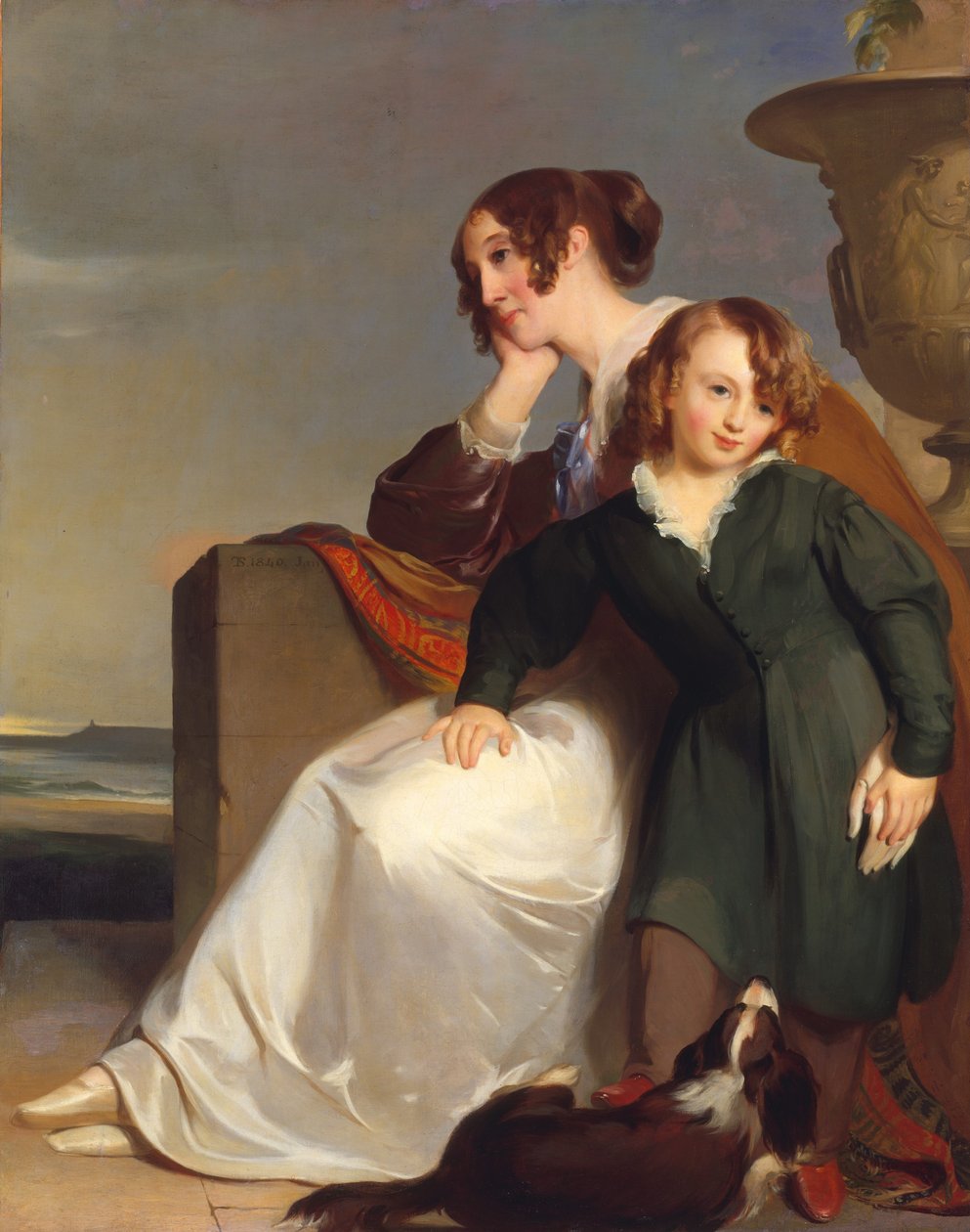 Mutter und Sohn von Thomas Sully