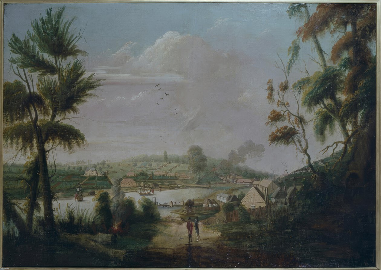Ansicht der Bucht von Sydney von Thomas Watling